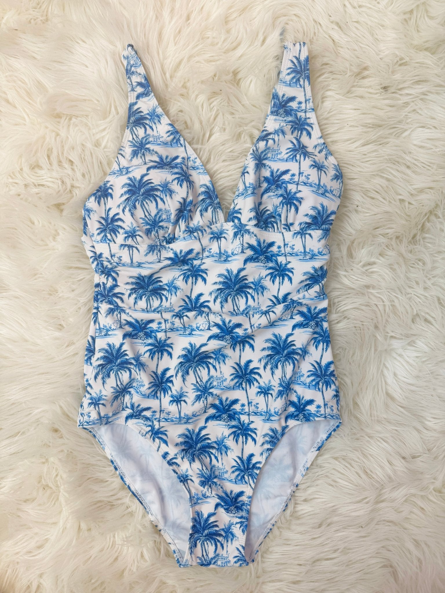 Palm Island Plunge One - Piece - Jessi Jayne Boutique