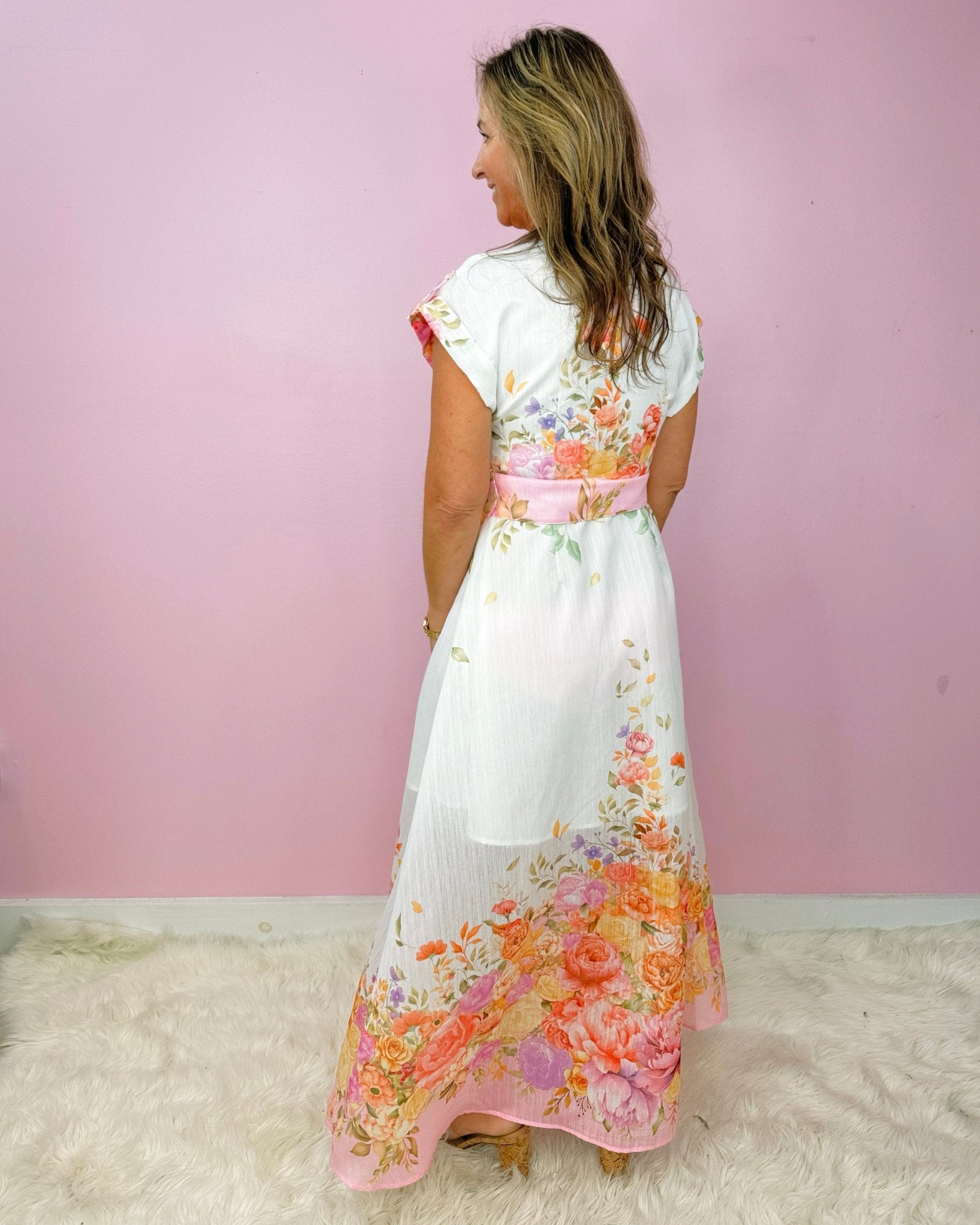 Petal Pressure Maxi Dress - Jessi Jayne Boutique