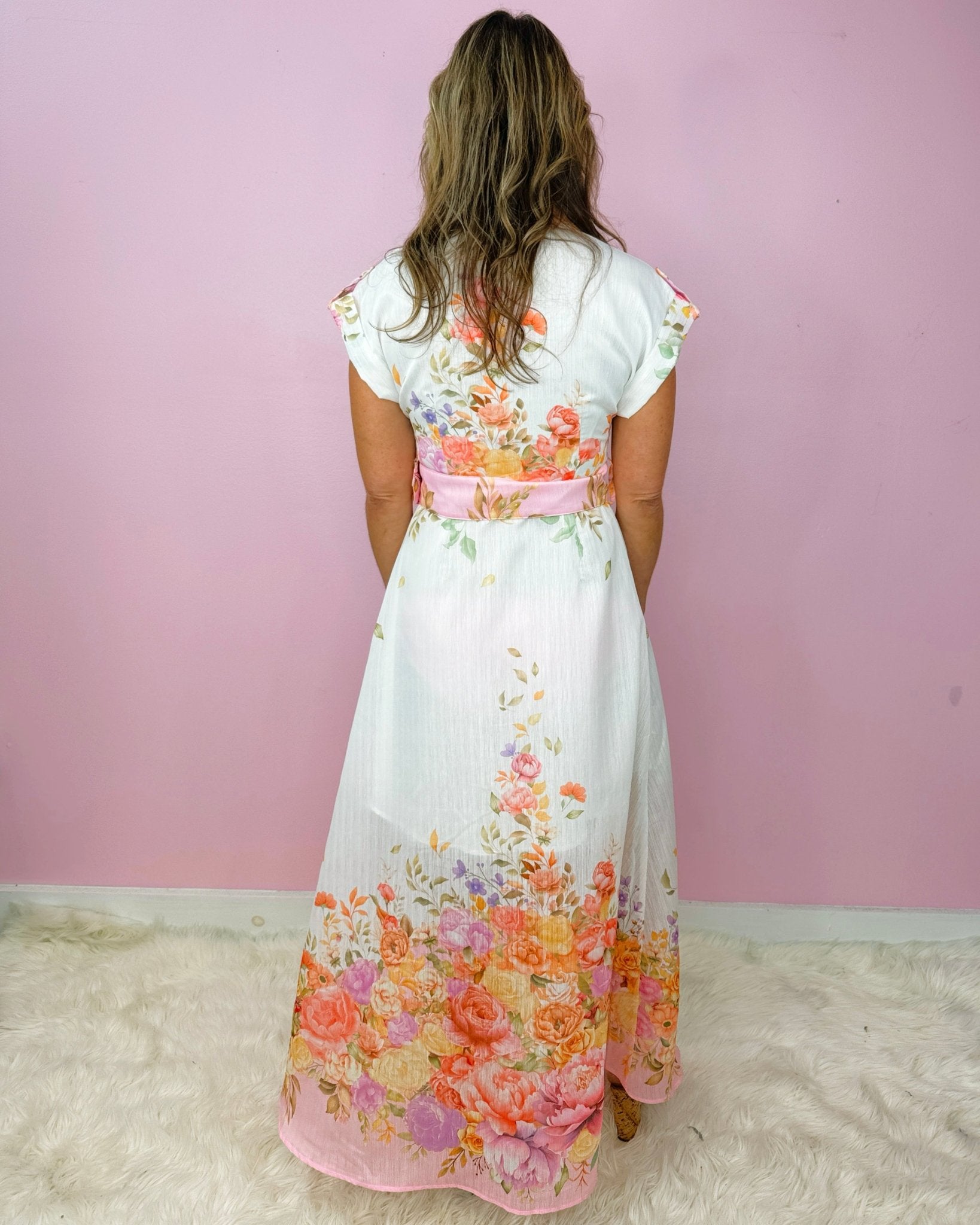 Petal Pressure Maxi Dress - Jessi Jayne Boutique