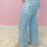 Risen Hot Shot Embroidered Jeans - Jessi Jayne Boutique