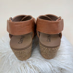 Corky Case Closed Cognac Smooth Wedge - Jessi Jayne Boutique