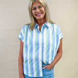 Fresh Stripe Cotton Top - Jessi Jayne Boutique
