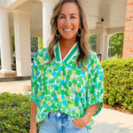 Splash and Pop V - Neck Top - Jessi Jayne Boutique