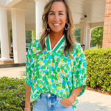 Splash and Pop V - Neck Top - Jessi Jayne Boutique