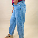 Risen Easy Street Barrel Jeans - Jessi Jayne Boutique