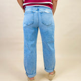 Risen Easy Street Barrel Jeans - Jessi Jayne Boutique