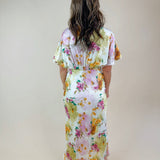 Petal Mirage Satin Maxi Dress - Jessi Jayne Boutique