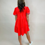 Sunkissed Embroidered Babydoll Dress - Jessi Jayne Boutique