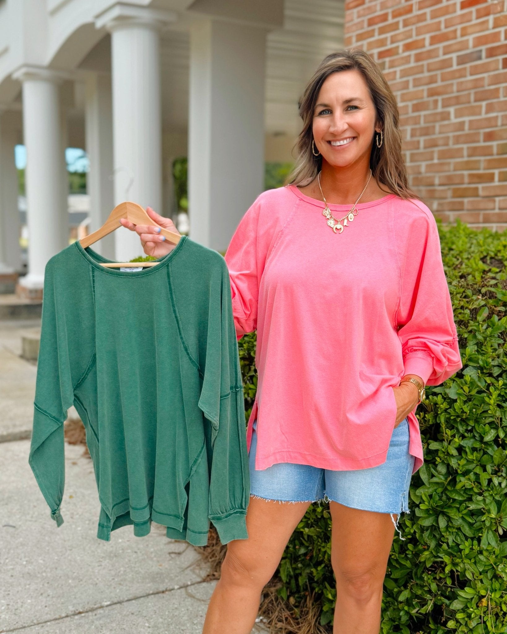 Washed Weekend Top - Jessi Jayne Boutique