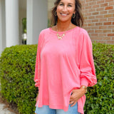 Washed Weekend Top - Jessi Jayne Boutique
