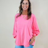Washed Weekend Top - Jessi Jayne Boutique