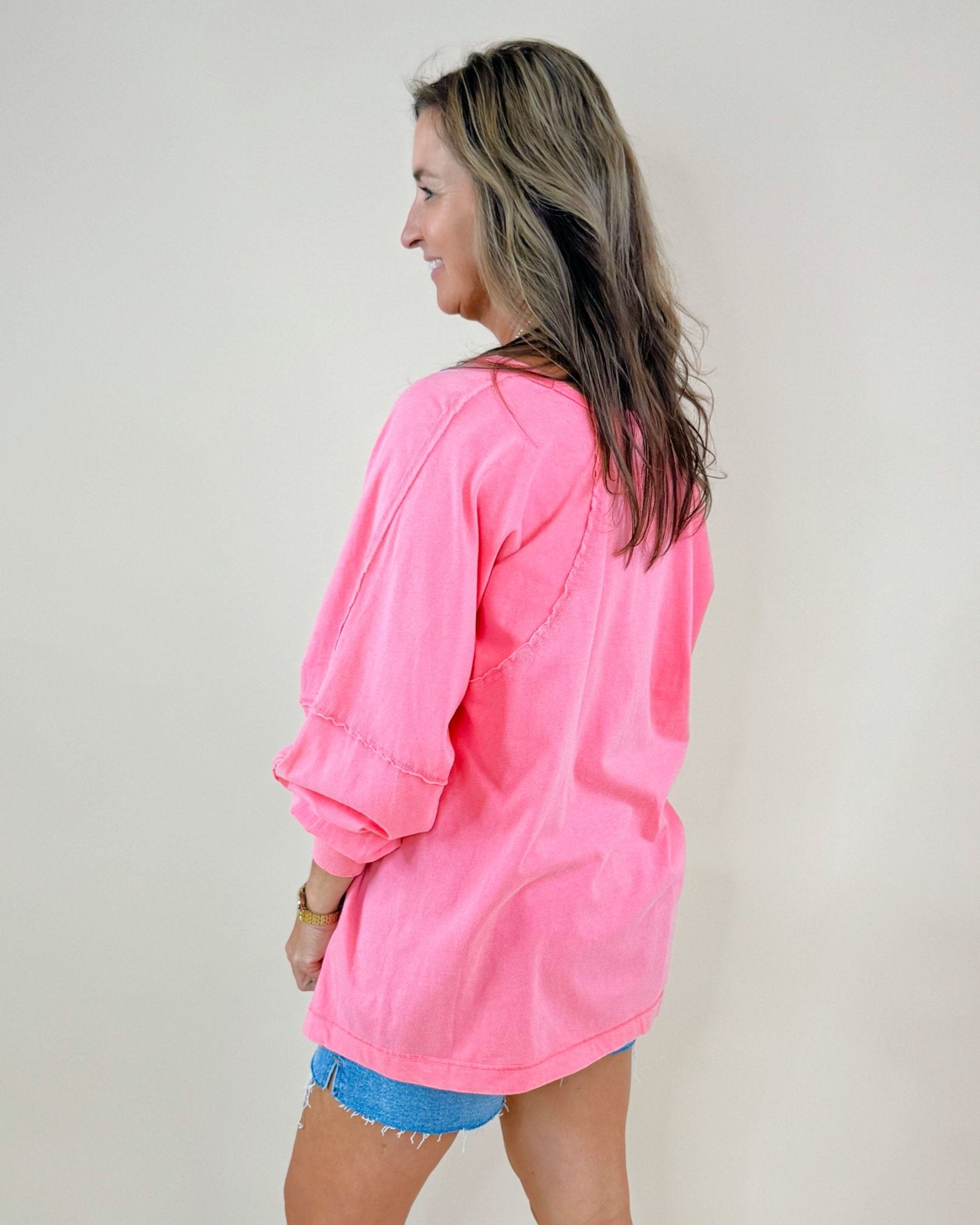 Washed Weekend Top - Jessi Jayne Boutique