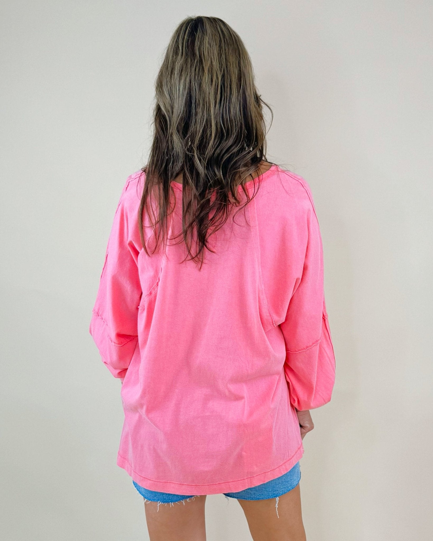 Washed Weekend Top - Jessi Jayne Boutique