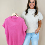 On To Better Things Knit Mock Neck Sweater Top - Jessi Jayne Boutique