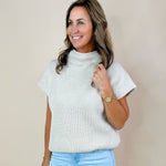 On To Better Things Knit Mock Neck Sweater Top - Jessi Jayne Boutique