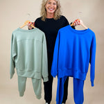Butter Soft Crew neck Scuba Sweatshirt And Jogger Set - Jessi Jayne Boutique