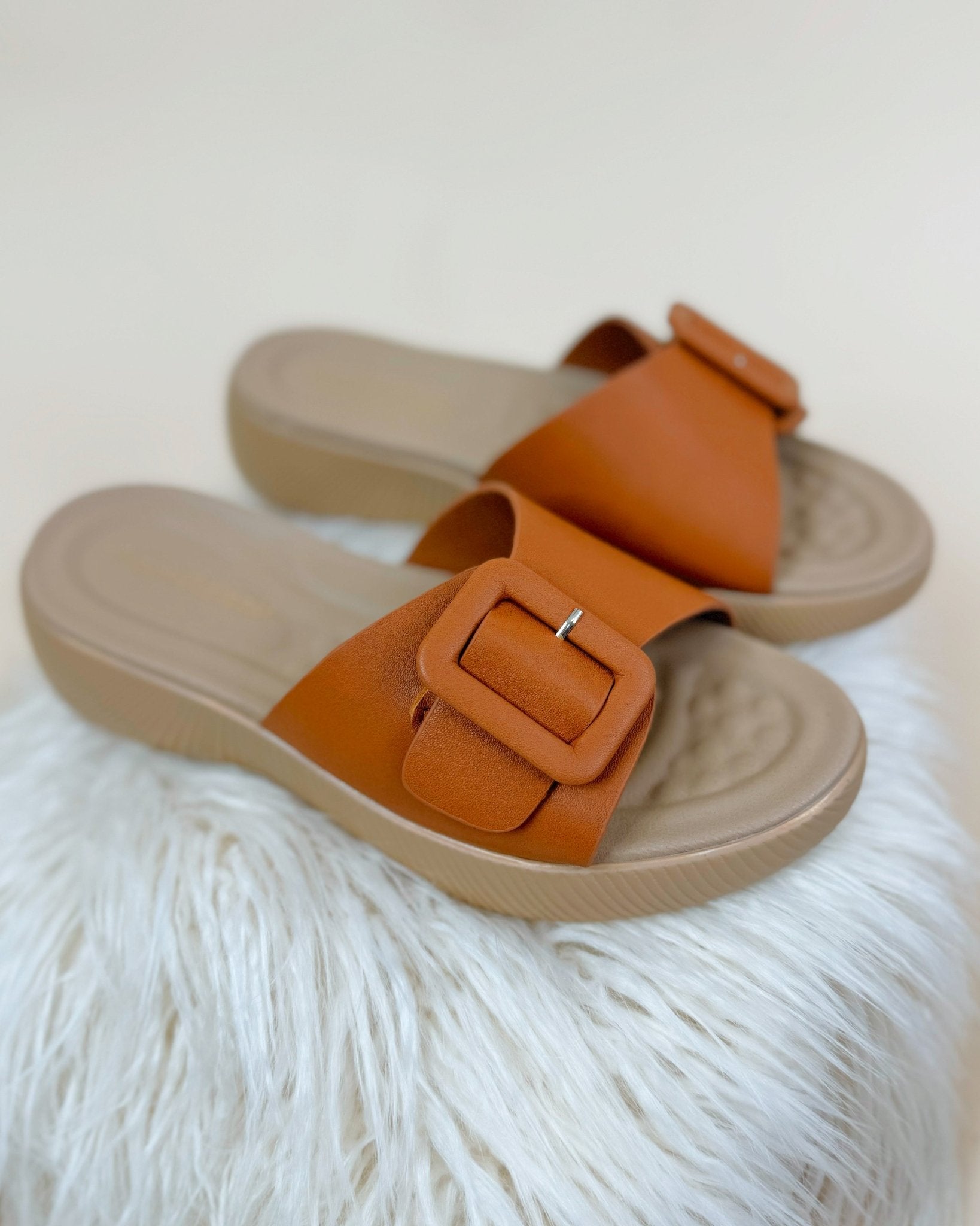 Pierre Dumas Davy New Tan Sandals - Jessi Jayne Boutique