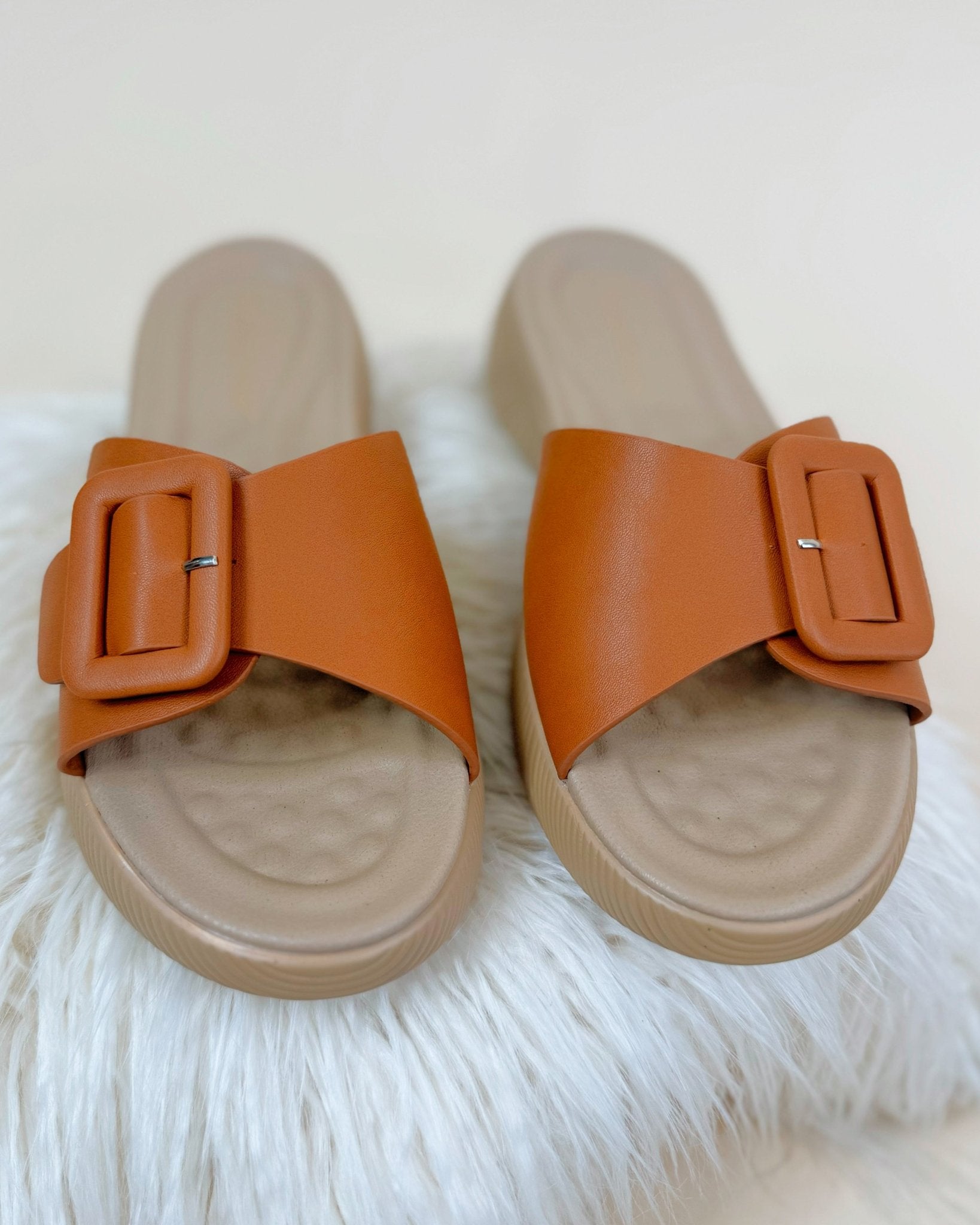 Pierre Dumas Davy New Tan Sandals - Jessi Jayne Boutique
