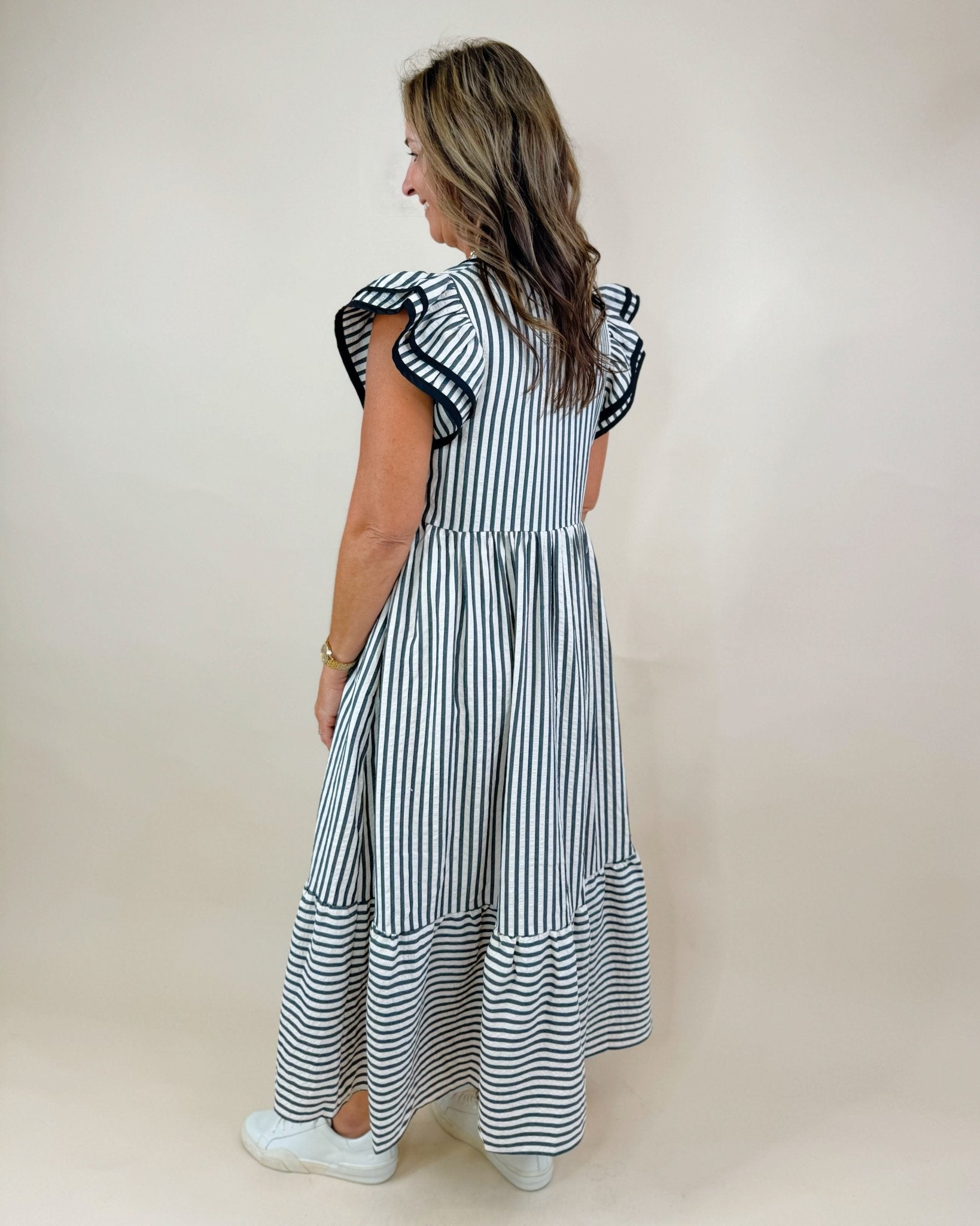 French Market Midi Dress - Jessi Jayne Boutique