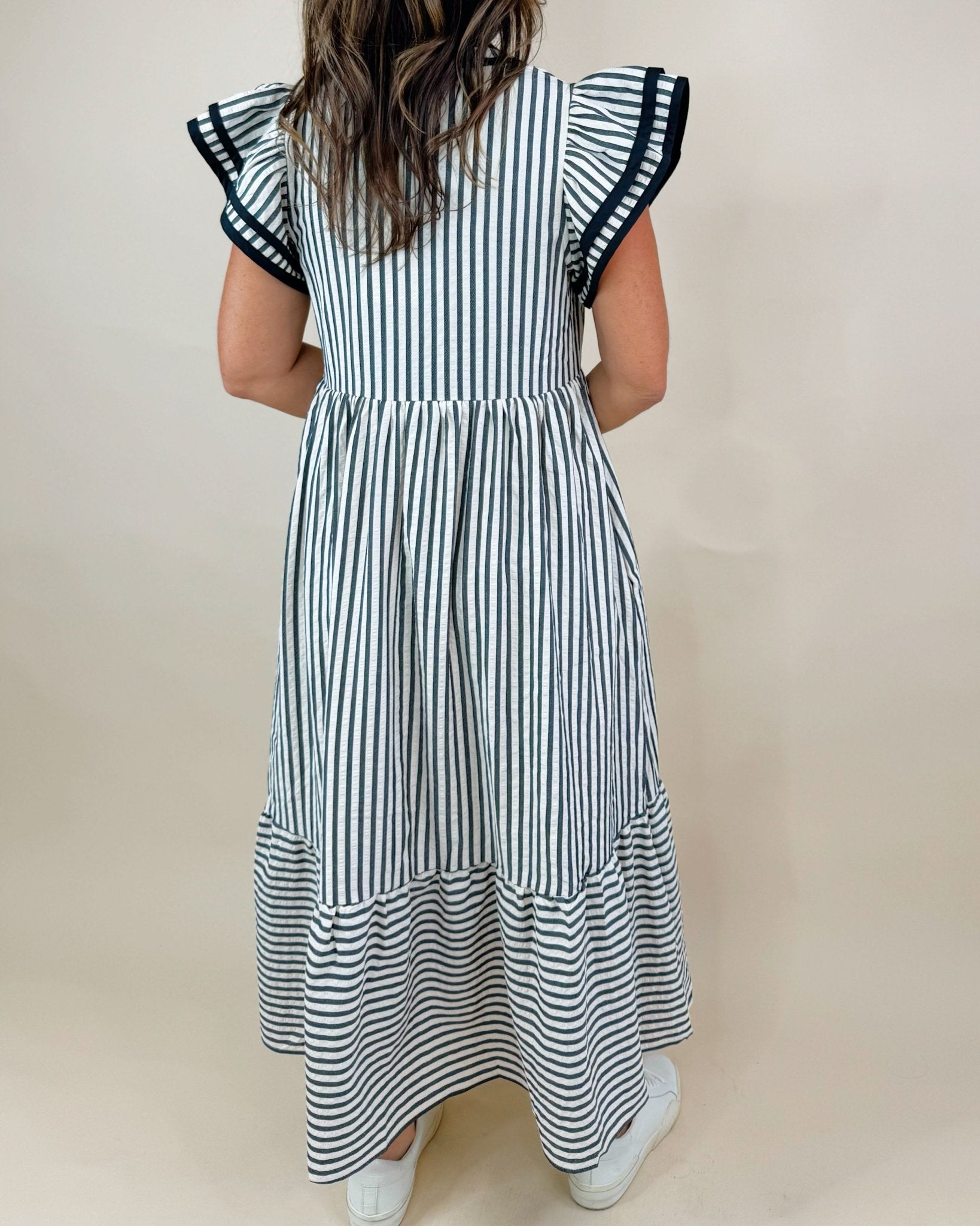 French Market Midi Dress - Jessi Jayne Boutique