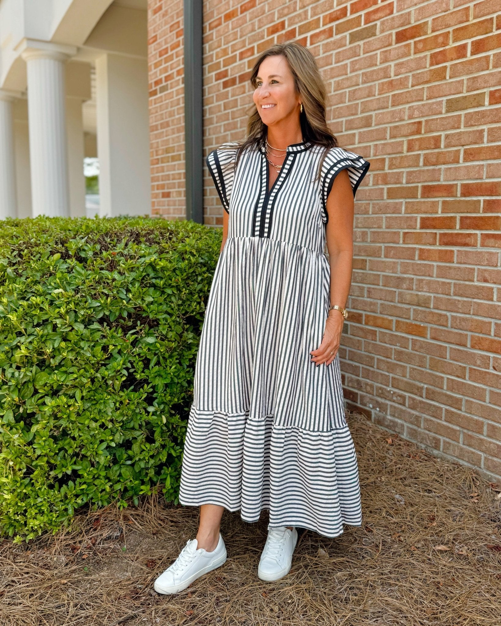 French Market Midi Dress - Jessi Jayne Boutique