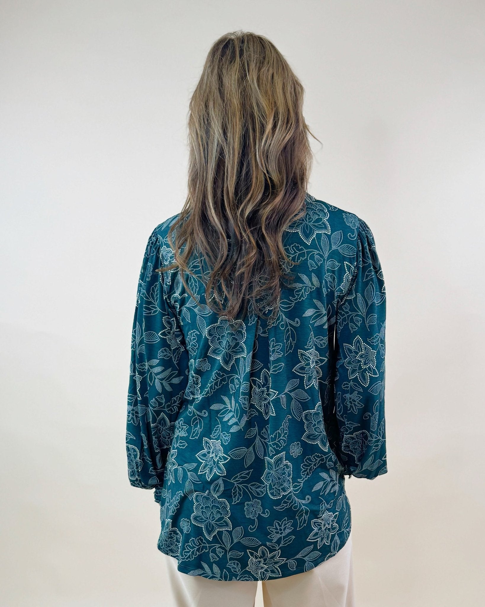 Emerald Vine Blouse - Jessi Jayne Boutique