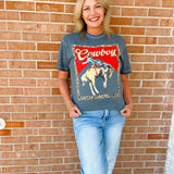 Wild West Cowboy Graphic Tee - Jessi Jayne Boutique