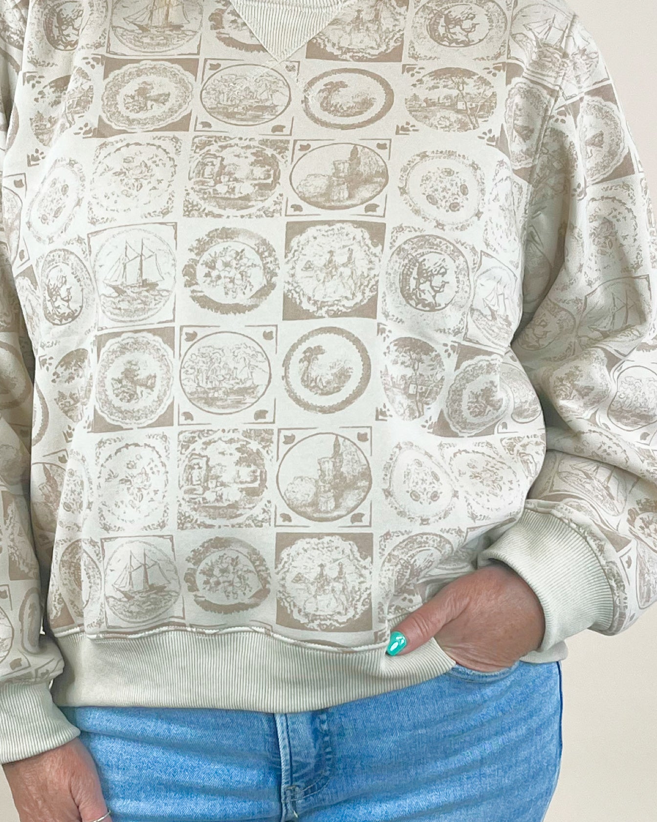 Seaside Stamp Pullover - Jessi Jayne Boutique