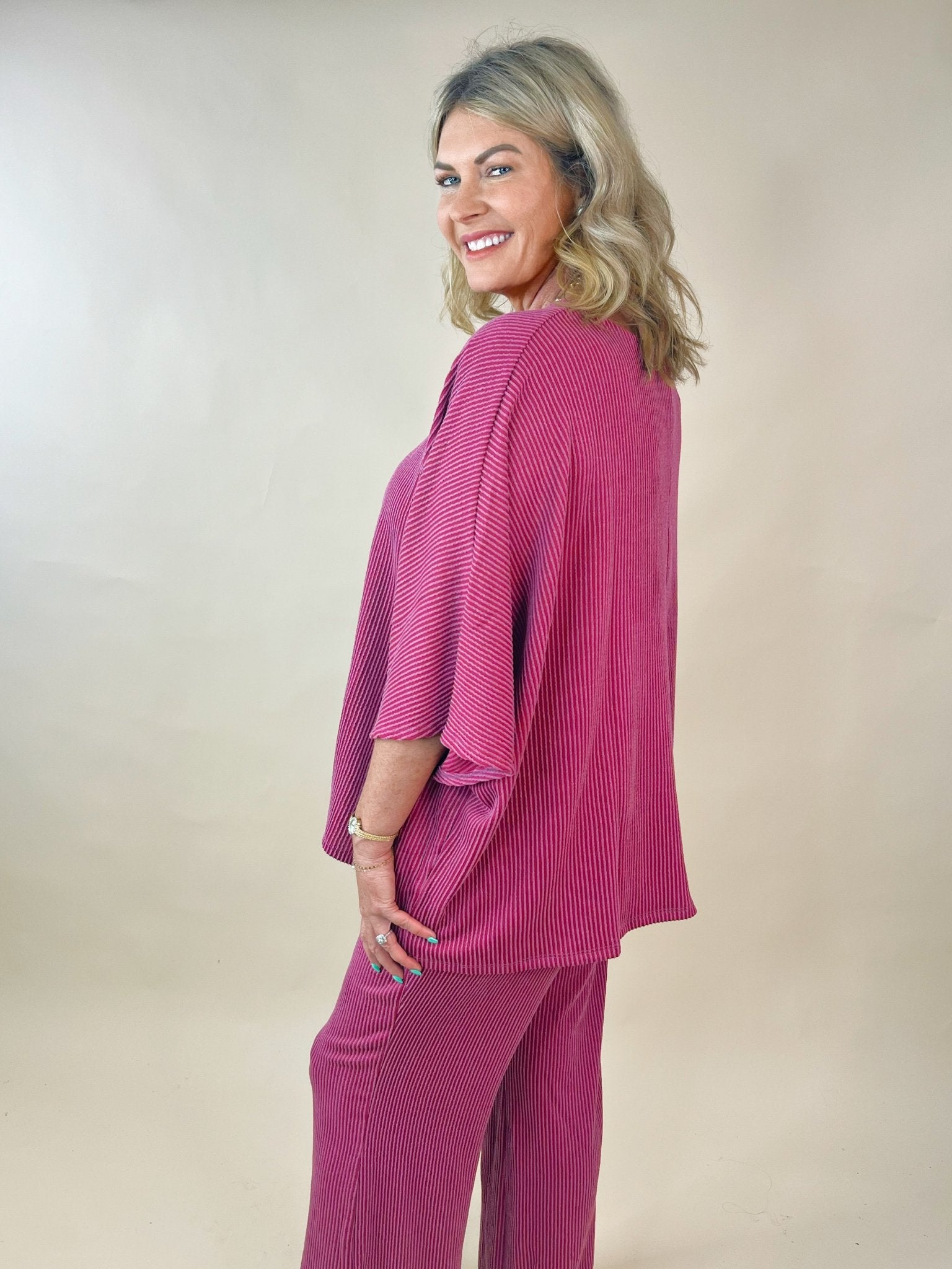 Wanderer Ribbed Lounge Set - Jessi Jayne Boutique