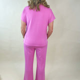 Sofie Soft Half - Zip Top and Cropped Pant Set - Jessi Jayne Boutique