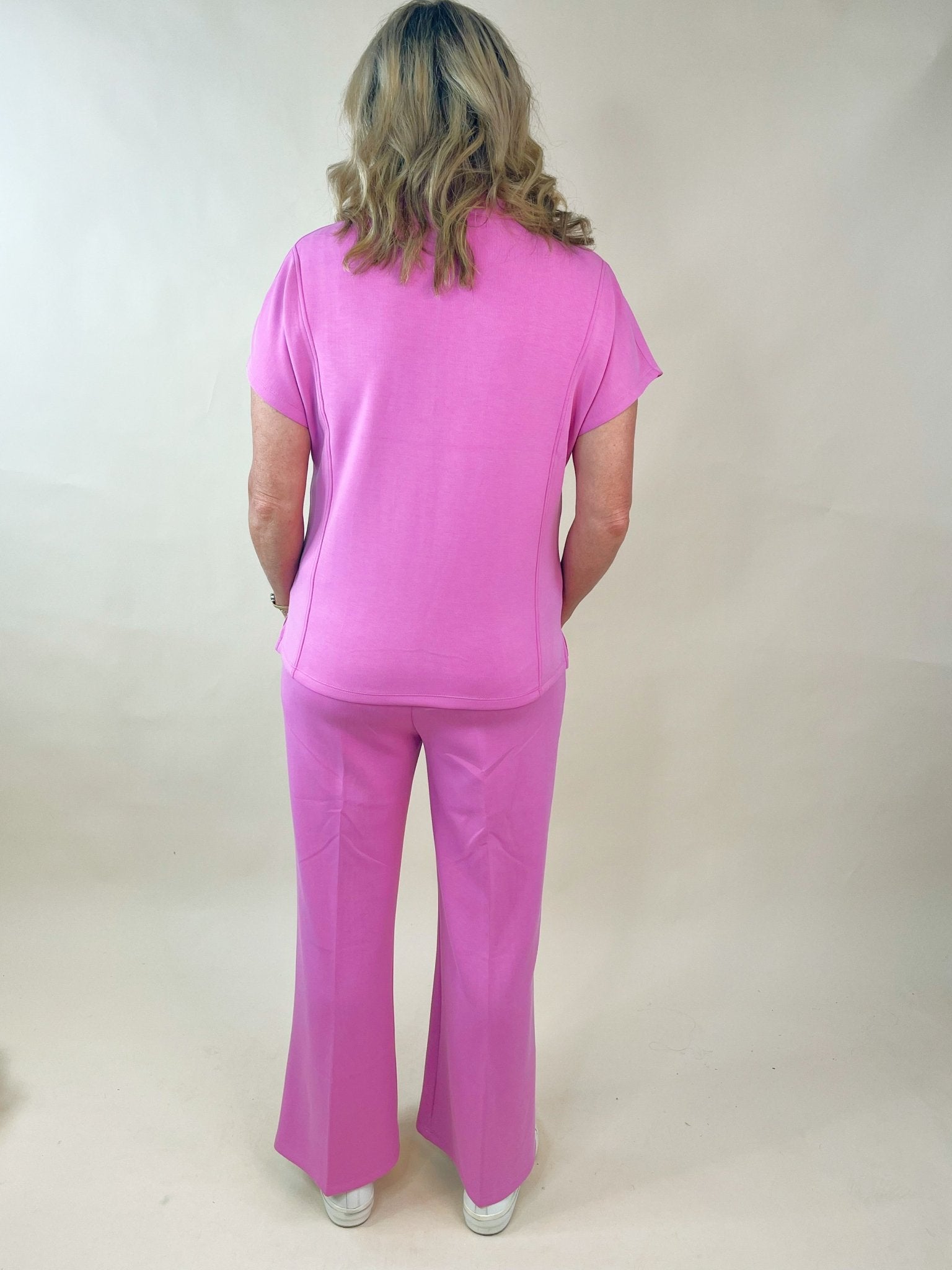 Sofie Soft Half - Zip Top and Cropped Pant Set - Jessi Jayne Boutique