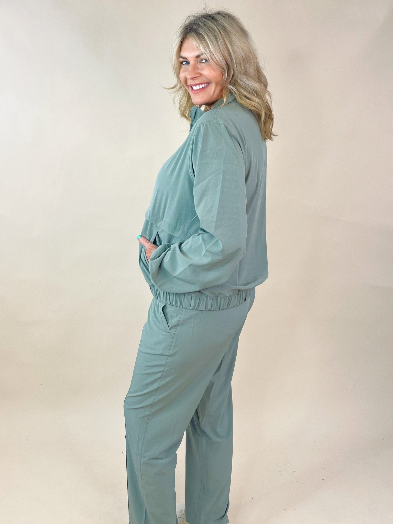 Downtown Drift Sage Set - Jessi Jayne Boutique