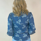 Bluebell Ruffle Collar Button - Up Top - Jessi Jayne Boutique