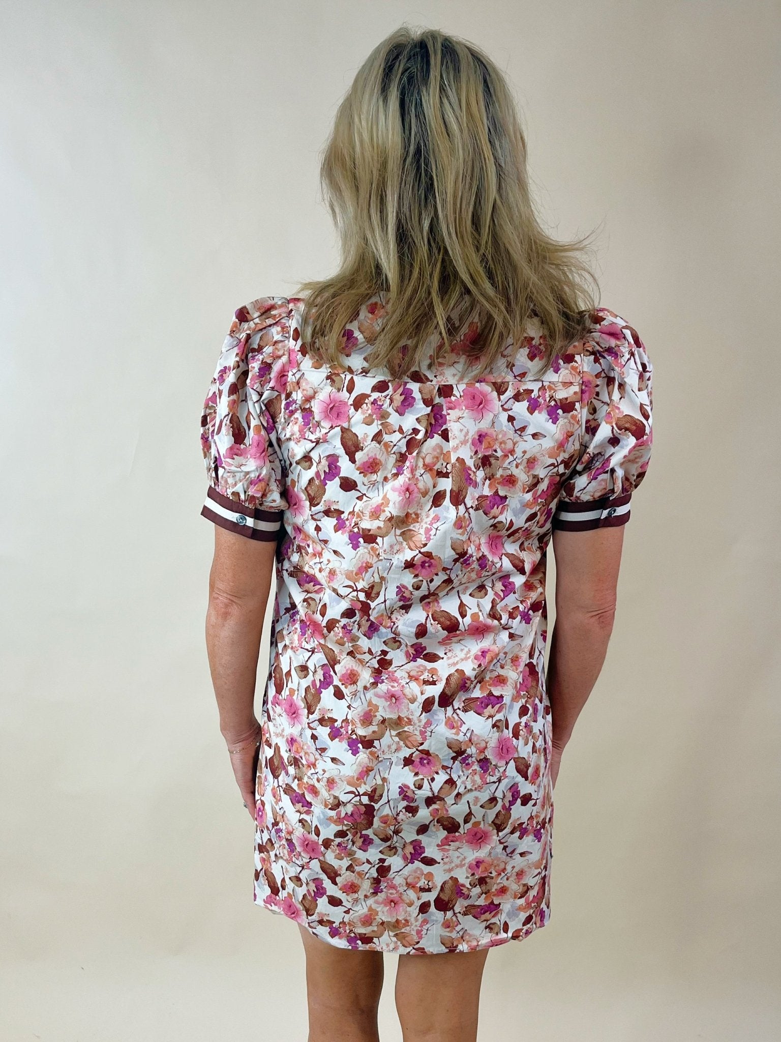 Autumn Bloom Floral Mini Dress - Jessi Jayne Boutique