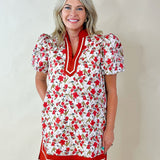 Autumn Bloom Floral Mini Dress - Jessi Jayne Boutique
