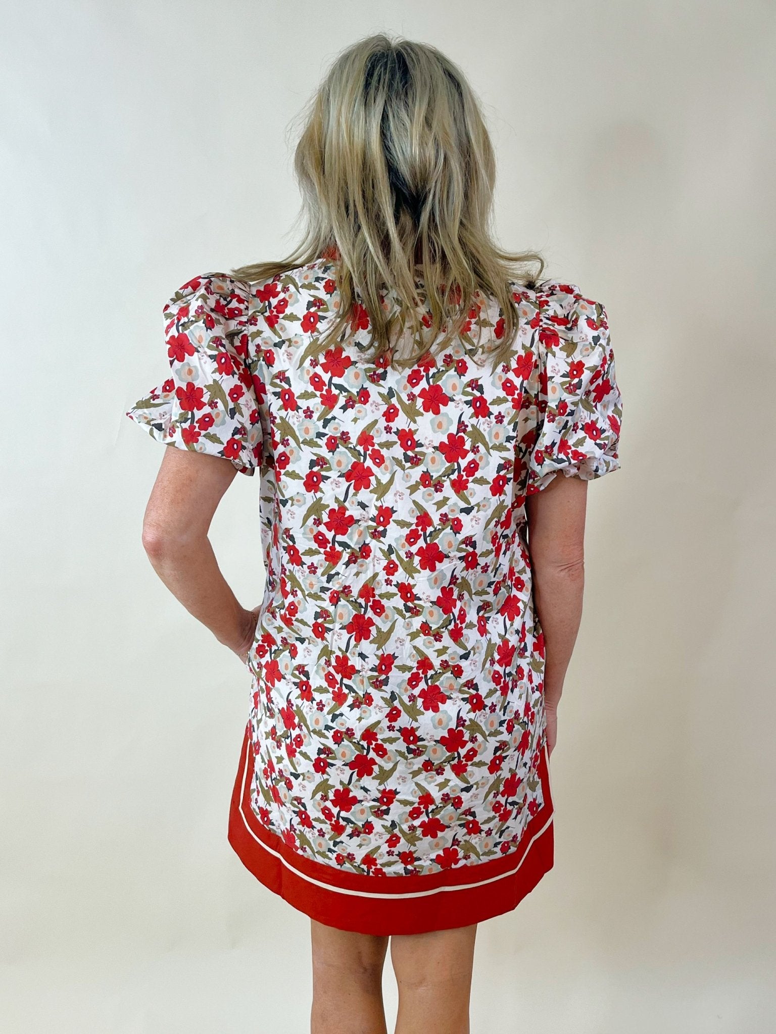 Autumn Bloom Floral Mini Dress - Jessi Jayne Boutique