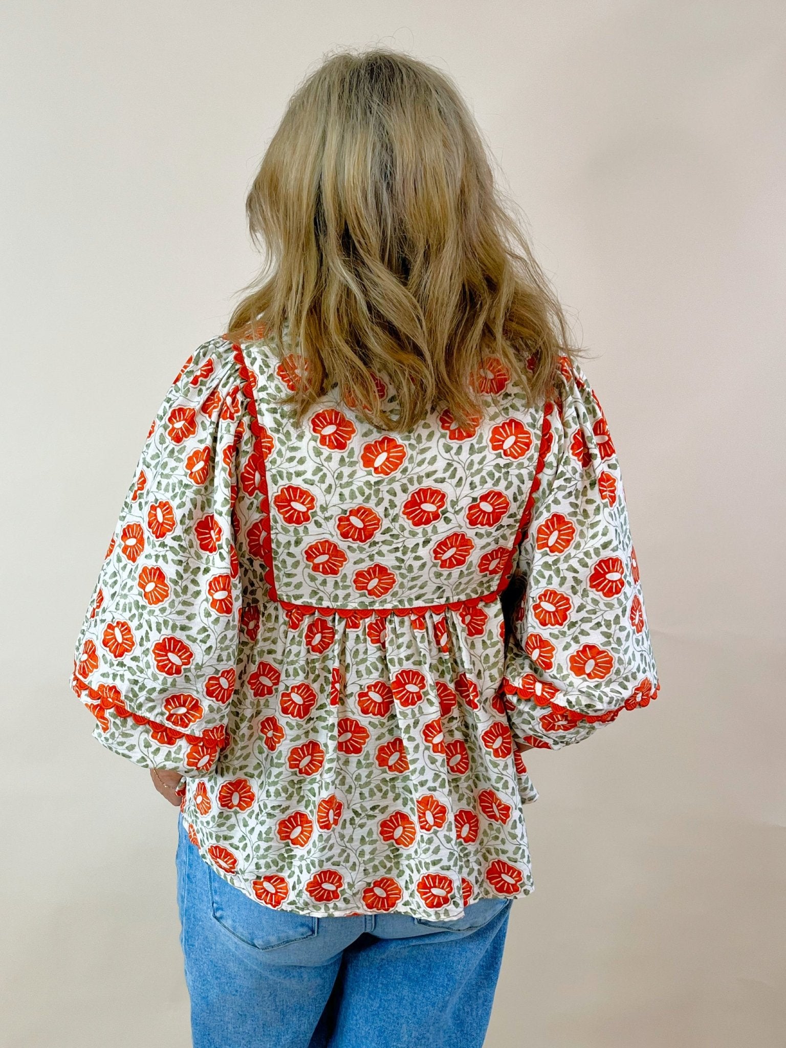 Marigold Meadow Blouse - Jessi Jayne Boutique
