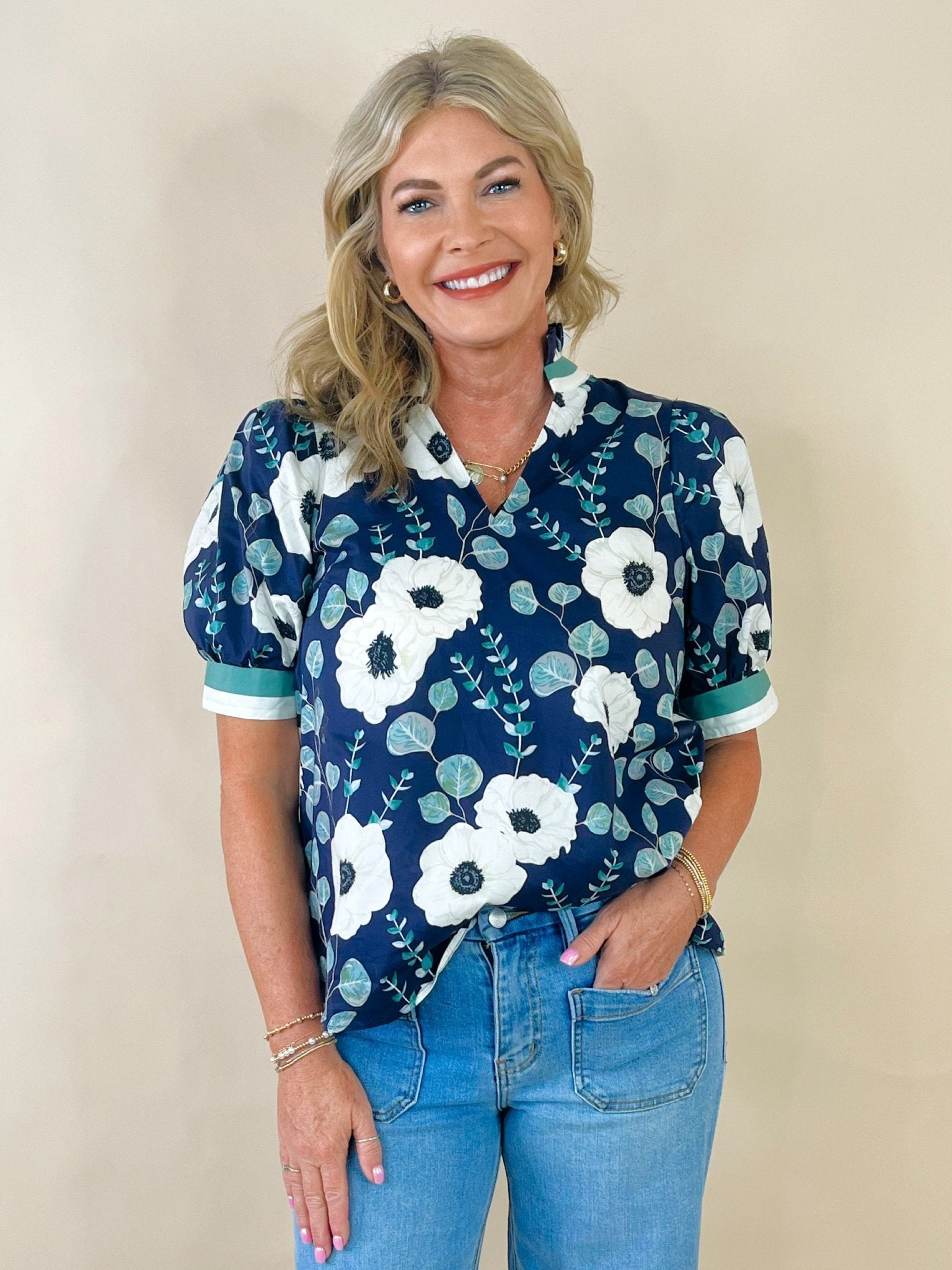Moonlit Petals Top - Jessi Jayne Boutique