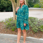 Wildflower Whisper Textured Tiered Dress - Jessi Jayne Boutique