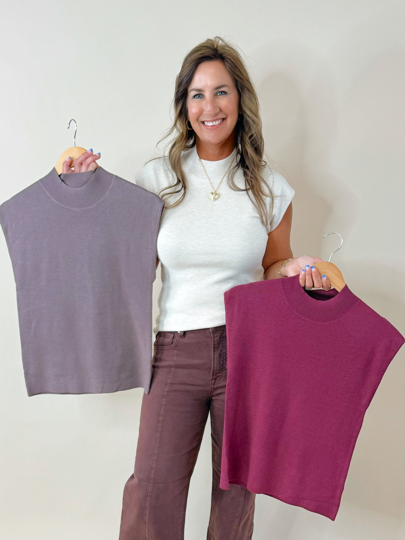 Essential Mock Neck Knit Top - Jessi Jayne Boutique