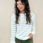 Weekend Stripe Knit Top - Jessi Jayne Boutique
