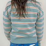 Weekend Stroll Striped Pullover - Jessi Jayne Boutique