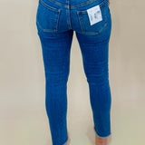 Thinking About Me Vervet Mid Rise Raw Hem Crop Skinny Jeans - Jessi Jayne Boutique