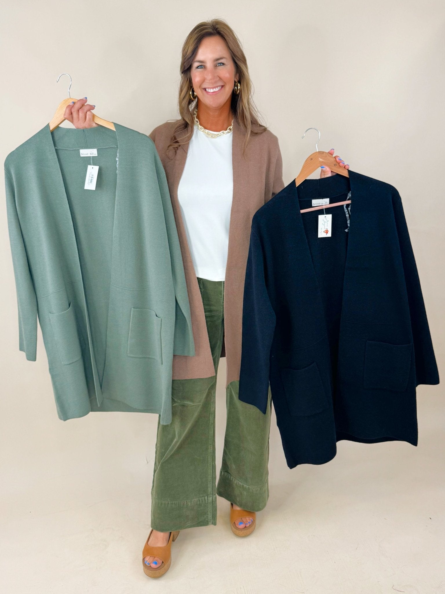 Midnight Muse Cardigan - 3 Colors Available - Jessi Jayne Boutique