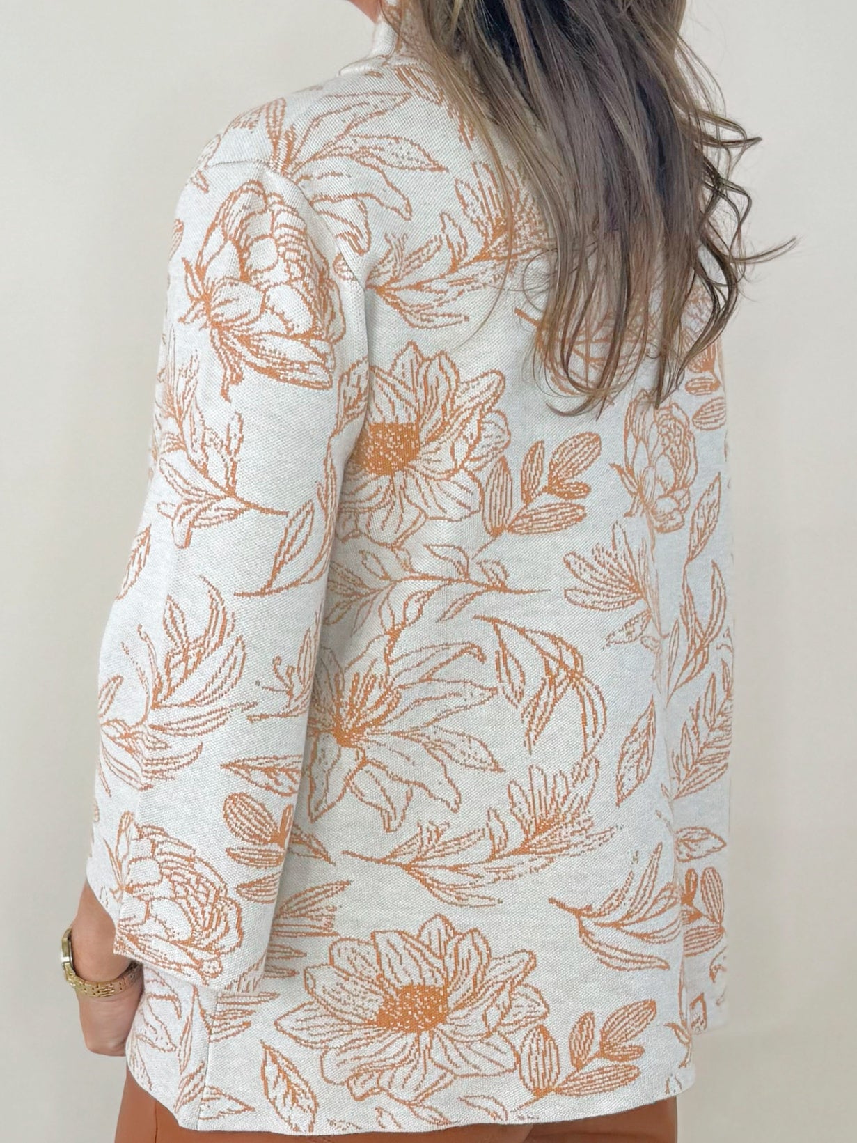 Autumn Sketch Mock Neck Top - Jessi Jayne Boutique