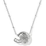 Kendra Scott Football Helmet Silver MOP Necklace - Jessi Jayne Boutique