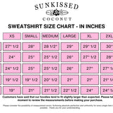 Sunkissed Coconut Hot Chocolate Recipe Embroidered Sweatshirt - Jessi Jayne Boutique