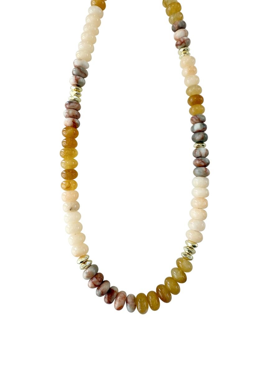 Gemelli Kerry Necklace Dark Tan Mix - Jessi Jayne Boutique