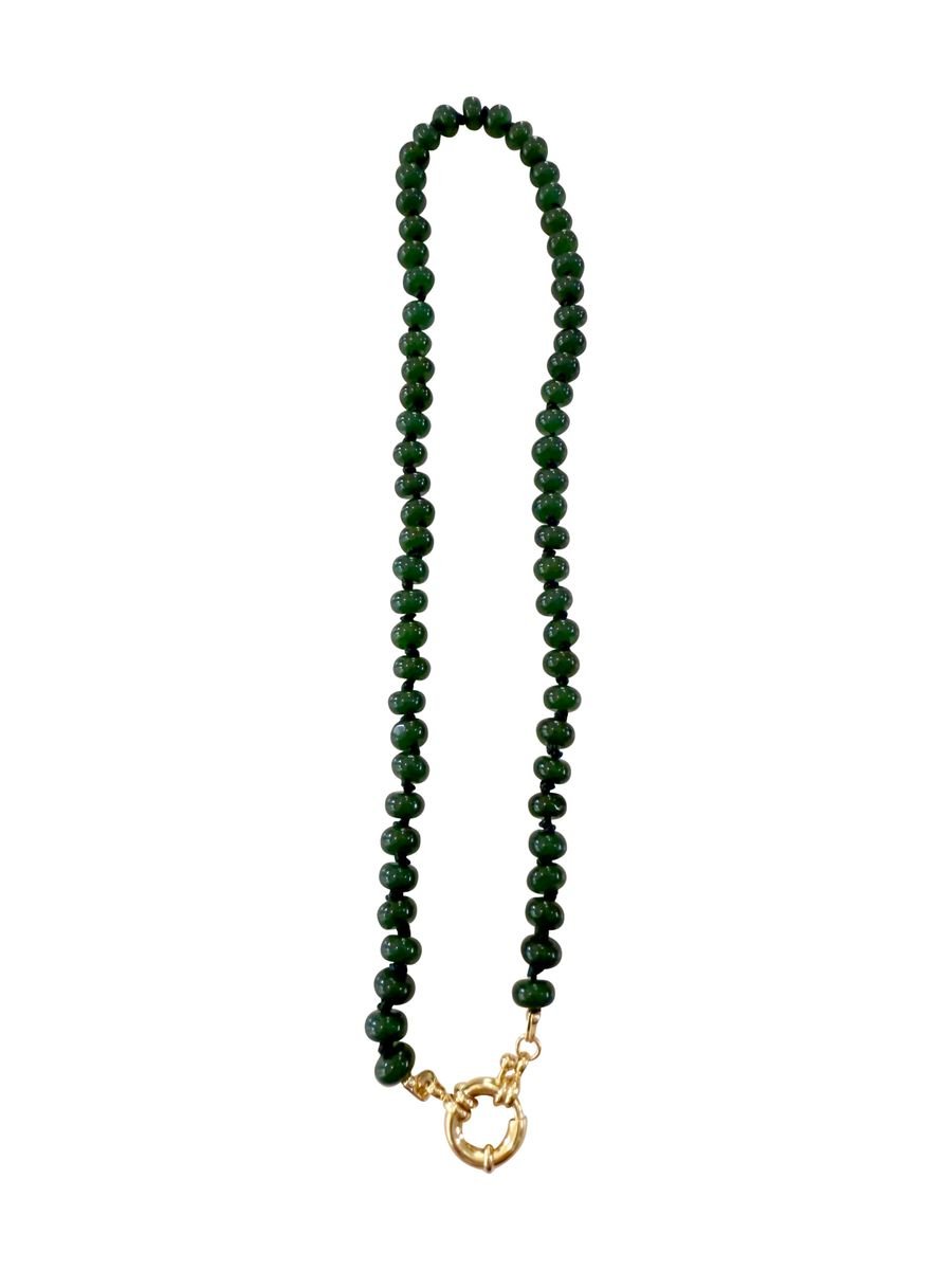Gemelli Bria Necklace Dark Green - Jessi Jayne Boutique