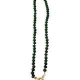 Gemelli Bria Necklace Dark Green - Jessi Jayne Boutique